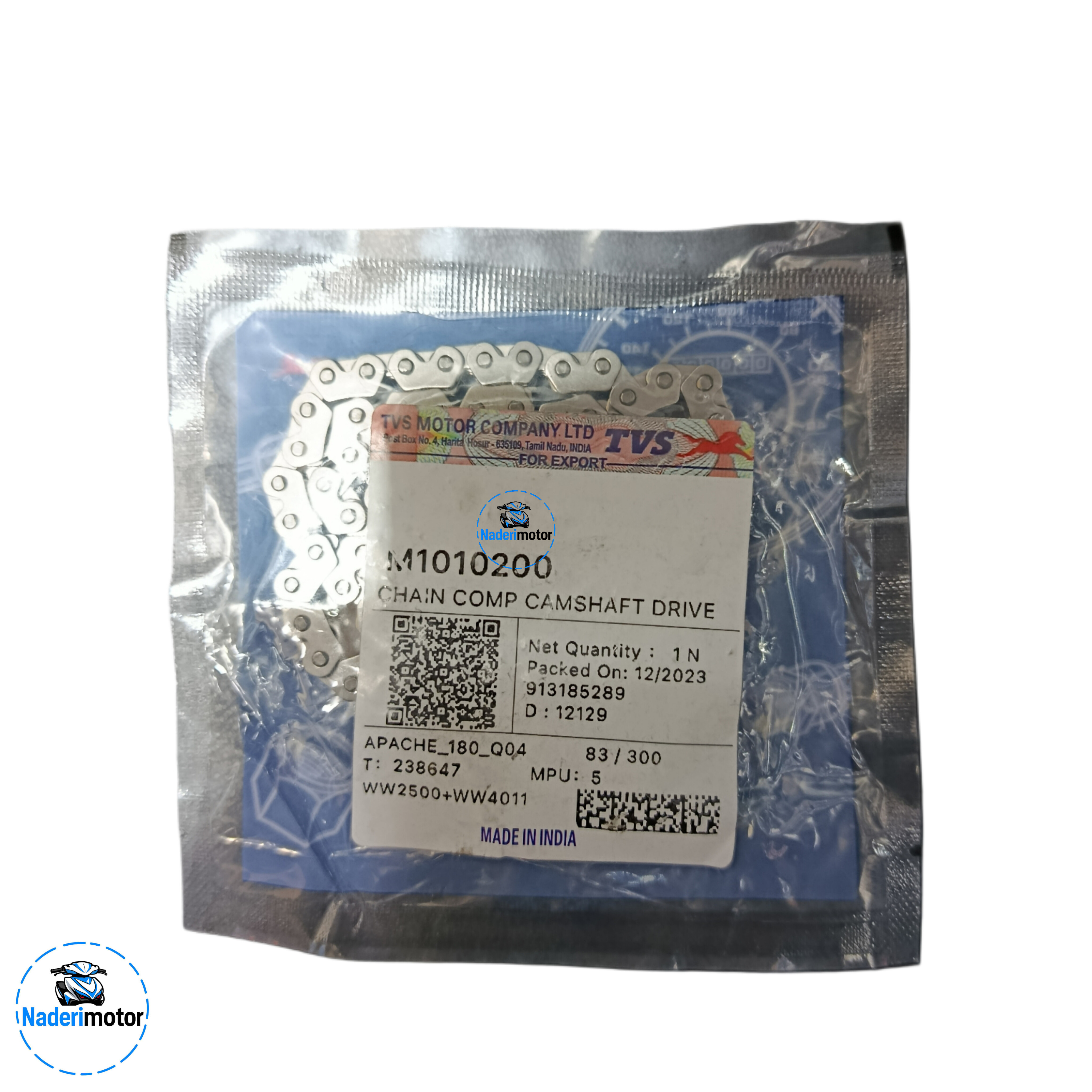 زنجیر تایم موتورسیکلت آپاچی 180 و 160 و 150